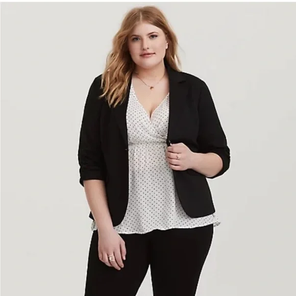 TORRID • 3/4 sleeve blazer coat - Picture 1 of 10